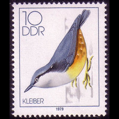 2389 Heimische Singvögel 10 Pf Kleiber **