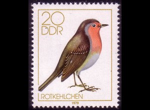 2390 Heimische Singvögel 20 Pf Rotkehlchen **