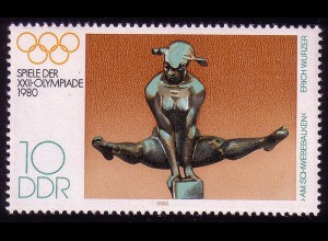 2503 Olympische Sommerspiele Moskau 10 Pf 1980 **