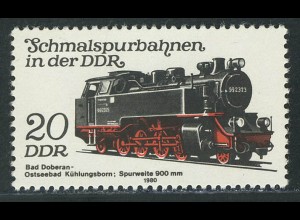 2563 Schmalspurbahnen 20 Pf Lokomotive **