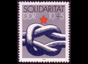 2909 Internationale Solidarität 10+5 Pf 1984 **