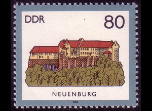2913 Burgen 80 Pf 1984 Neuenburg **