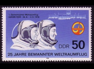3006 Bemannter Raumflug 50 Pf Waleri Bykowski **