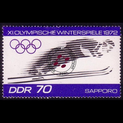 1730 Olympiade Sapporo Skispringen 70 Pf O
