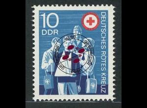 1789 Deutsches Rotes Kreuz 10 Pf O gestempelt