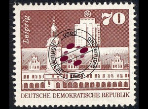 1881 Aufbau in der DDR Großformat 70 Pf O gestempelt