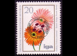 2072 Blumenzüchtungen 20 Pf Gerbera O