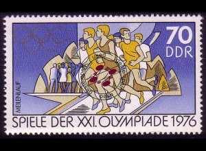 2131 Olympische Sommerspiele 1976, 70 Pf O gestempelt