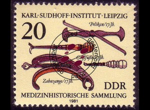 2641 Karl-Sudhoff-Institut 20 Pf Pelikan O
