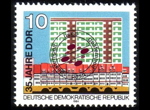 2888 35 Jahre Deutsche Demokratische Republik 10 Pf O