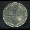 Gedenkmünze PROBE 30 Jahre DDR 20 Mark von 1979, vorzügliche Erhaltung