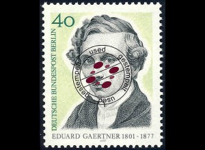 542 Eduard Gaertner O gestempelt