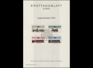 ETB 03/1975 Jugend, Lokomotiven / Eisenbahnen