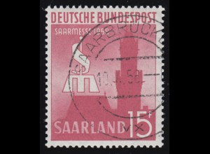 Saarland 435 Saarmesse Saarbrücken 1958, O