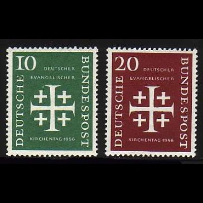 235-236 Evangelischer Kirchentag 1956 - Satz postfrisch **