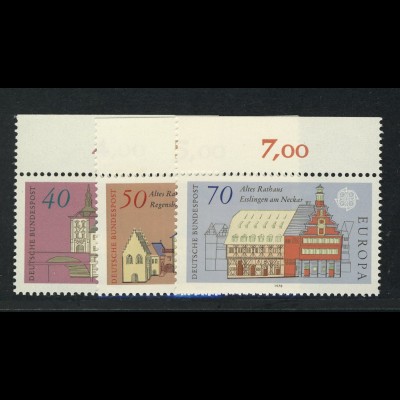 969-971 Europa Baudenkmäler 1978, Oberrand, Satz **