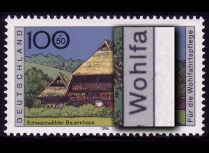 1885 Schwarzwald mit PLF Rahmenstrich unter oh, Feld 7, **