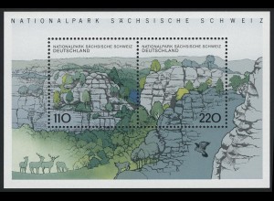 Block 44 Sächsische Schweiz und Elbsandsteingebirge 1998, postfrisch