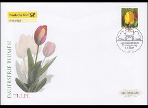 2484A Blume Tulpe 10 Cent, Schmuck-FDC Deutschland exklusiv