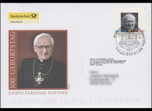 2572 Joseph Kardinal Höffner, Schmuck-FDC Deutschland exklusiv