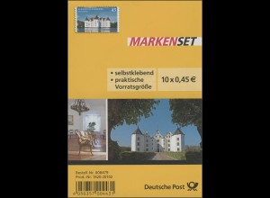 FB 31 Schloss Glücksburg, Folienblatt mit 10 x 3016, **