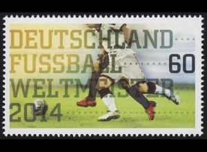 3095 Fußballweltmeister Deutschland 2014: Set zu 10 Stück, alle **
