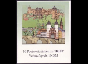 33 MH Heidelberg, gestempelt ESSt Berlin 18.7.1996