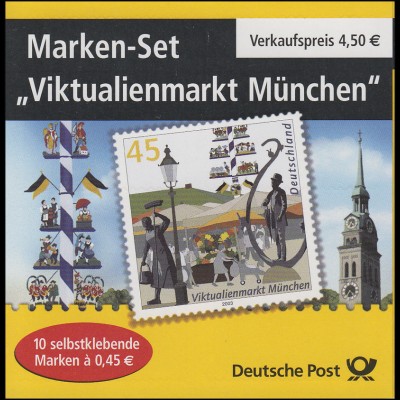 53FI MH Viktualienmarkt München - Marken festklebend ** postfrisch