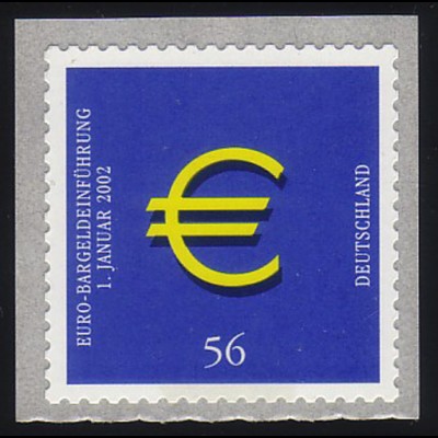 2236 Euro sk, mit Zählnr. 100, Rollenanfang, postfrisch