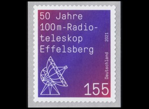 3622 Radioteleskop Effelsberg, sk mit UNGERADER Nummer, ** 