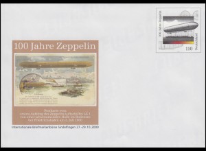 USo 17 Sindelfingen 100 Jahre Zeppelin 2000, postfrisch