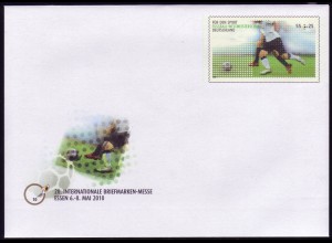 USo 207 Briefmarken-Messe Essen - Fußball-WM 2010, postfrisch
