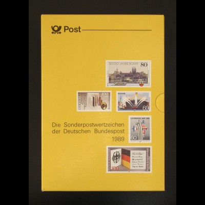 Jahrbuch Bund 1989, postfrisch ** wie verausgabt