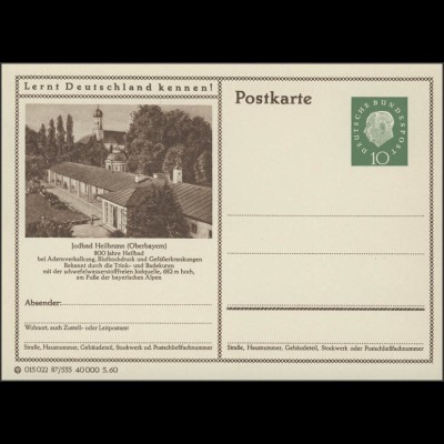 P042-87/535 Jodbad Heilbrunn/Oberbayern **