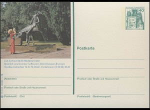 P125-f7/105 3452 Bodenwerder, Münchhausenbrunnen **