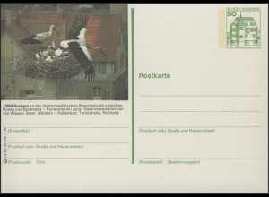 P134-j5/069 7968 Saulgau - Storchenkarte **