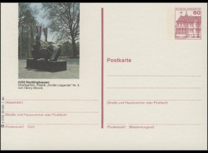 P138-p2/022 4350 Recklinghhausen, Stadtgarten Plastik **