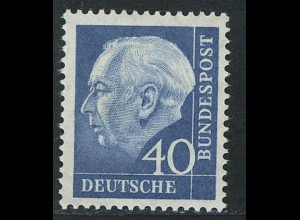 260 Theodor Heuss 40 Pf ** postfrisch