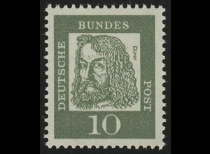 350x (ohne Fluo) Bedeutende Deutsche 10 Pf Albrecht Dürer **