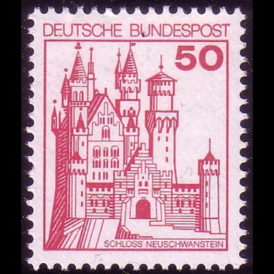 916A Burgen und Schlösser 50 Pf Neuschwanstein, **