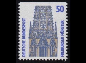 1340C v Sehenswürdigkeiten 50 Pf Freiburger Münster WEISSE Gummierung, **