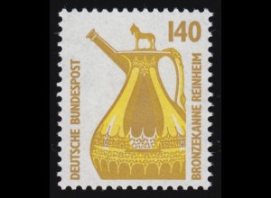 1401A u Sehenswürdigkeiten 140 Pf Bronzekanne Reinheim, **