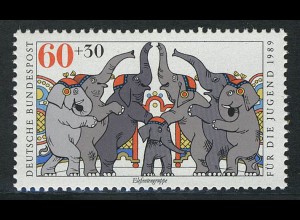 1411 Zirkus 60+30 Pf Elefanten **