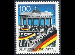 1482I Berliner Mauer 100 Pf aus Bogen (Rastertiefdruck) ** postfrisch