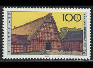 1821 Wohlfahrt Bauernhäuser 100+50 Pf Norddeutschl. **