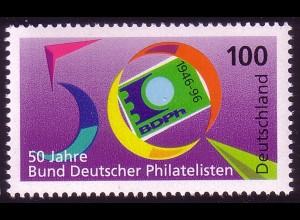 1878 Tag der Briefmarke 50 Jahre BDPh **