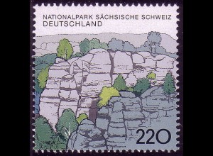 1998 National- und Naturparks aus Block 220 Pf Sächsische Schweiz **