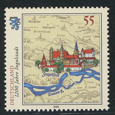 2526 Jubiläum 1200 Jahre Ingolstadt, postfrisch **