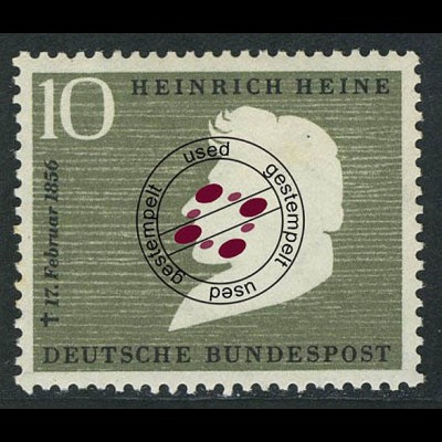 229 Heinrich Heine O gestempelt