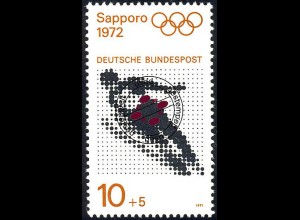 680 Olympische Spiele 10+5 Pf Skispringen O